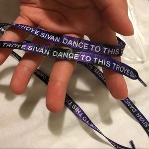 Troye Sivan VIP Shoe Laces from the Bloom Tour